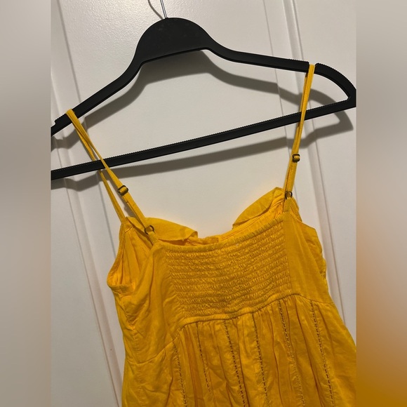 Anthropologie Maeve Arcadia Maxi Dress in marigold Size 0 - Picture 9 of 11